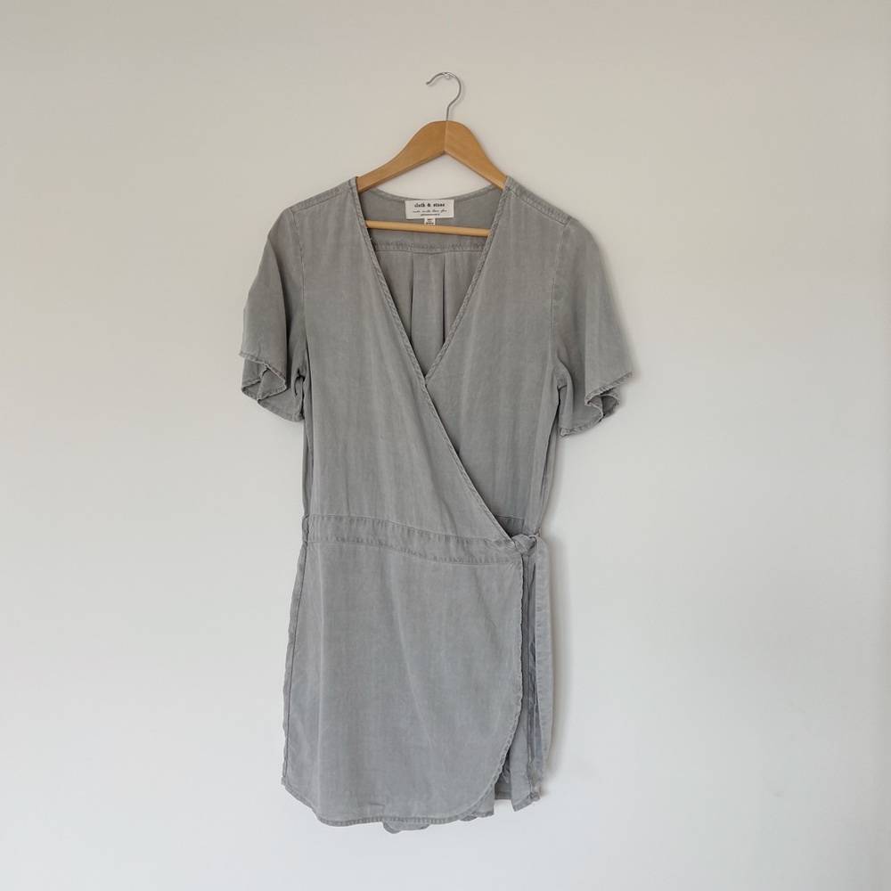 Cloth & Stone wrap around skirt/shorts romper